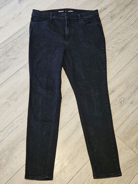 Old Navy High-Rise Super Skinny Black Jeans Women's Size 12